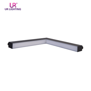 Luz lineal de la pista magnética negra de la esquina interna 20W C140-35