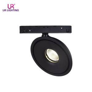 Arc Shape Rotatable Black Magnetic Track Spot Light 12W C124